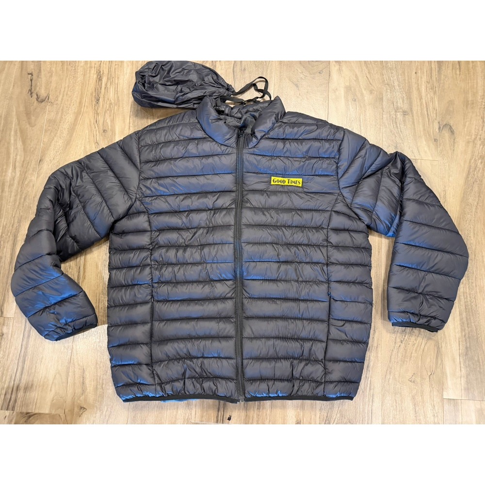 Good Times Cigars Packable Puffer Jacket With Good Men's XXL Rewards 2XL
